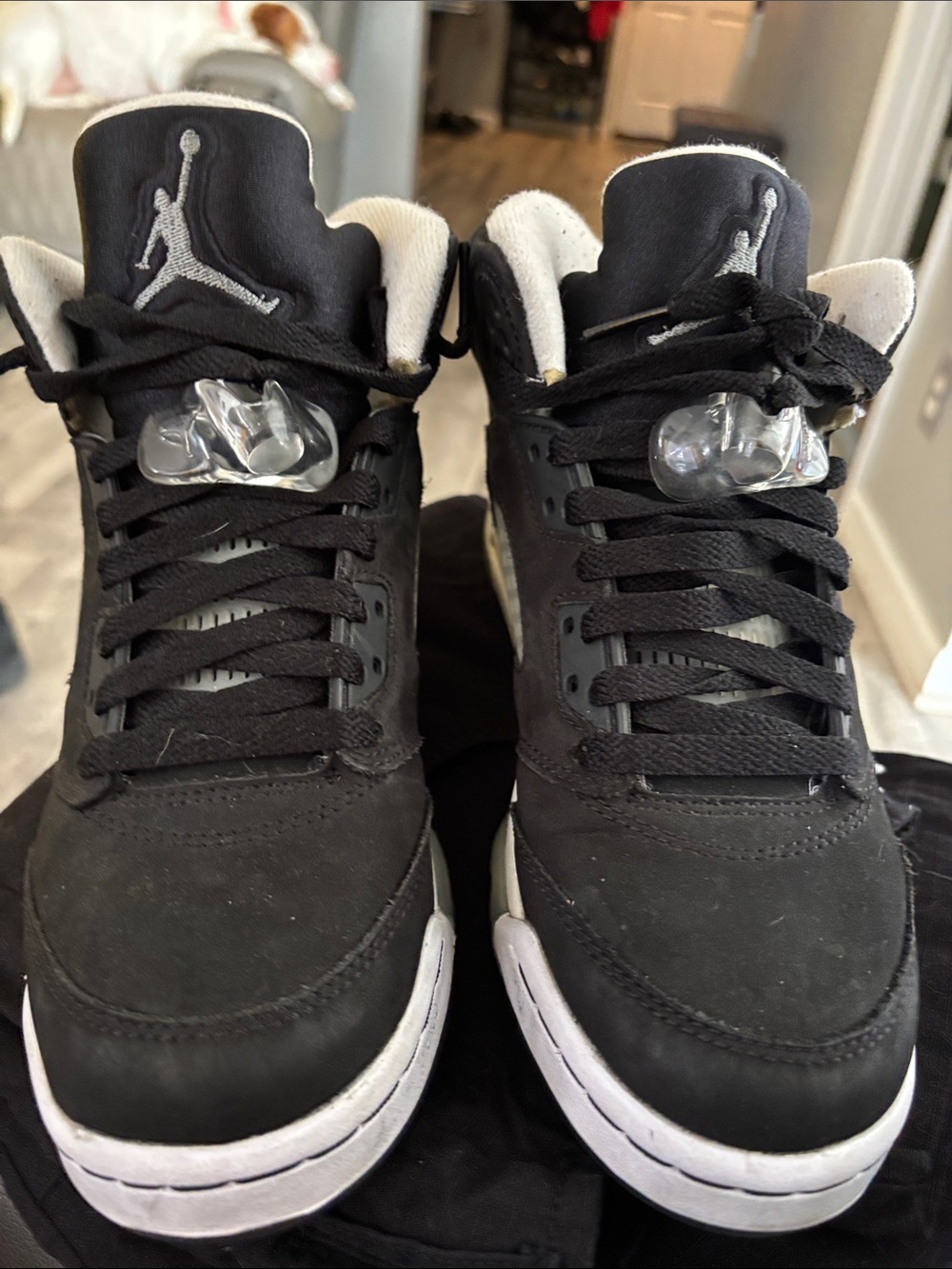 Nike Air Jordan 5 Men’s Sneakers - Black/White